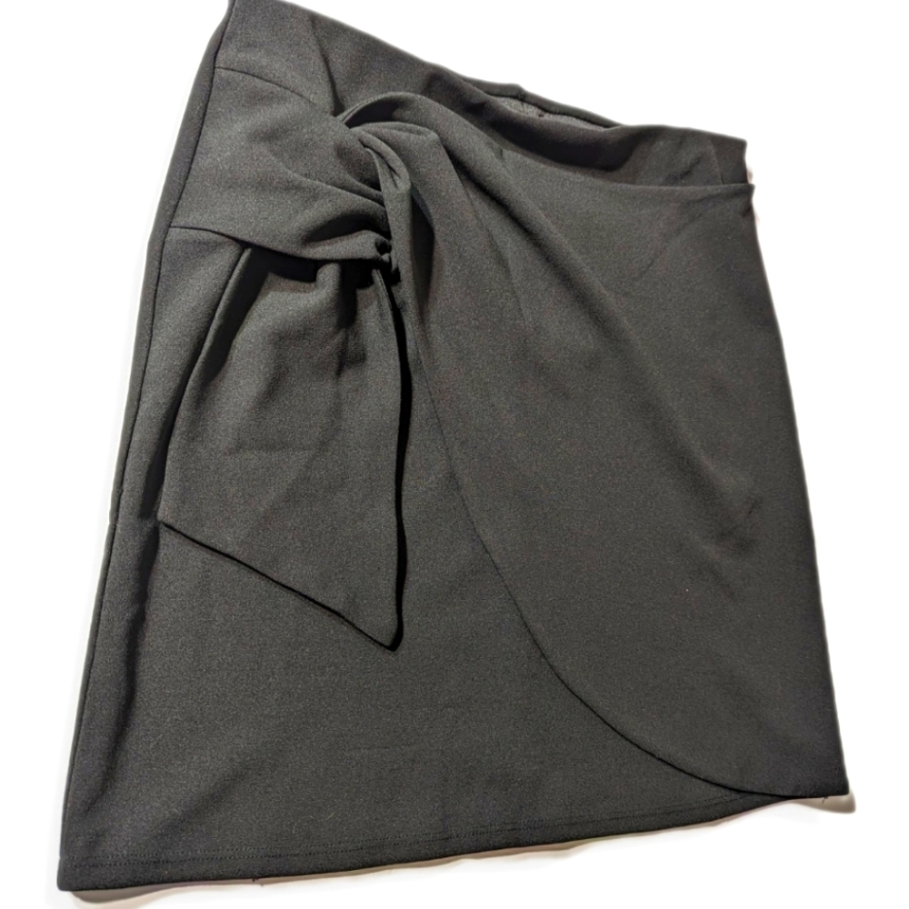 Soprano Wrap Skirt, Black, Size L